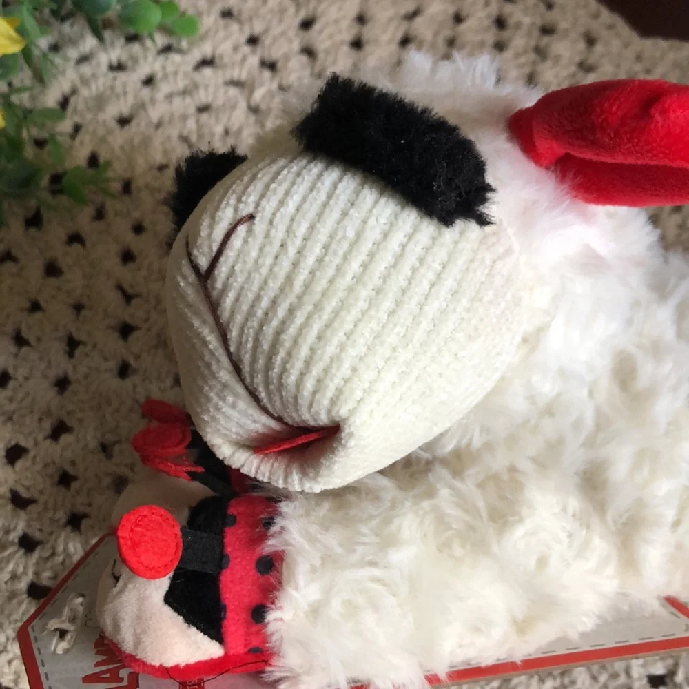 LAMB CHOP Dog Toy with Ladybug Feet